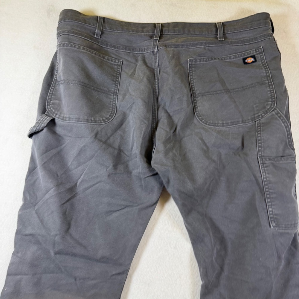 Dickies Flex Mens Carpenter Pants Dark Gray Utility Work Trousers 42x30 DP802SSL